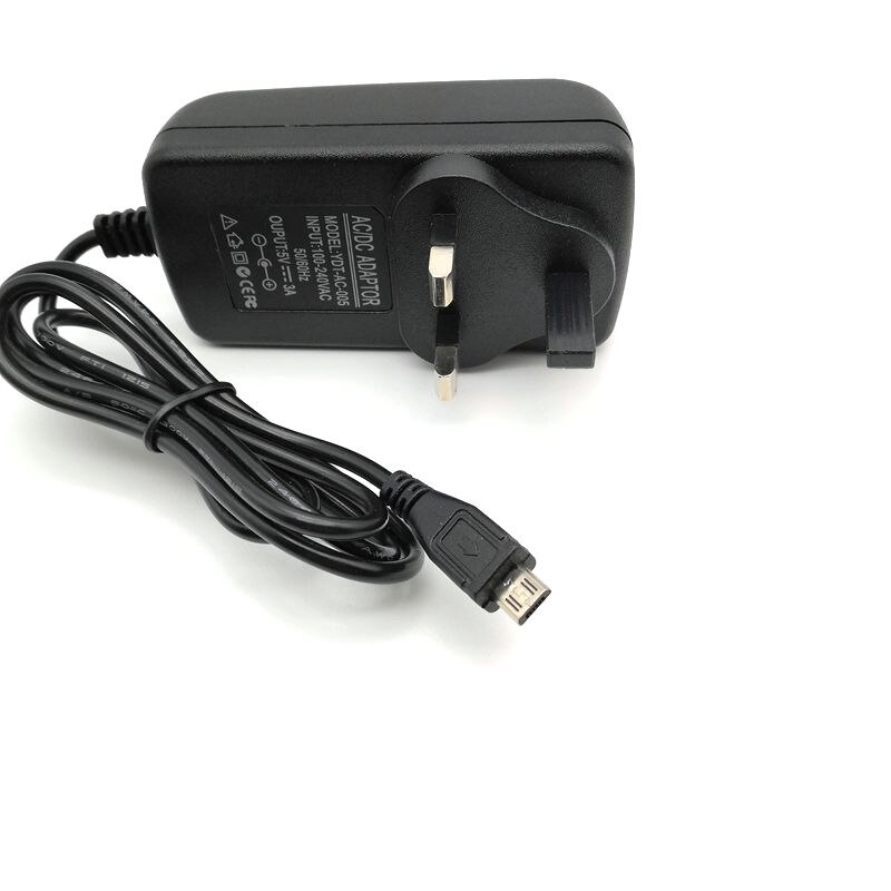 Adaptador de fuente de alimentación para tableta Onda V975 V973 V972 V811 V812 V813 X98 Air 3G Real 3A, cargador Micro USB, 5 V 3A UK, 10 piezas