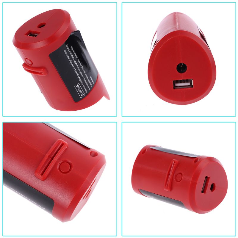 USB Charger Adapter Power Source For Milwaukee 49-24-2310 48-59-1201 M12 Battery