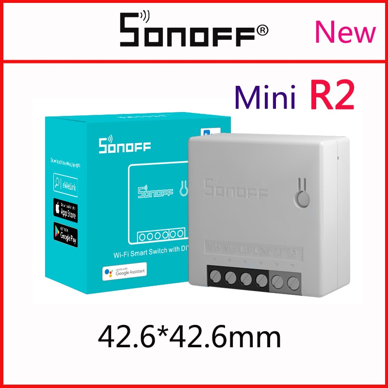 Sonoff Mini R2 Smart Wifi Schakelaar Thuis Diy Kleine Twee Manier Lichtschakelaars Timer Afstandsbediening Werkt Met Alexa Google thuis Ewelink