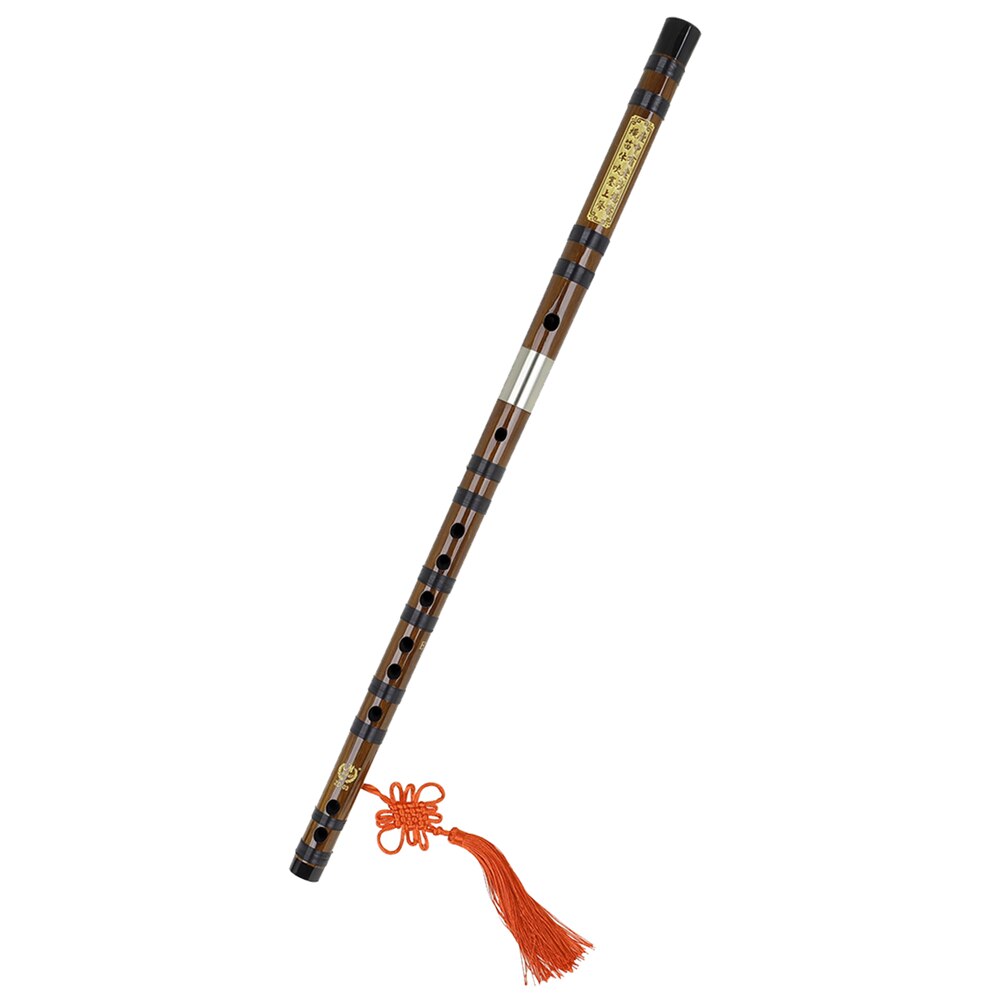 1 Set Antique Style Bamboo Flute Traditional Instrument Flute with Storage Box