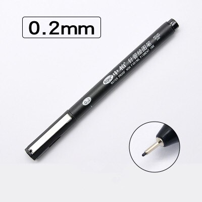 1Pc Sipa Drawing Pen Fineliner Ultra fine line marker ink black 005 01 02 03 05 08 Micron drawing Pen art Marker set: Red