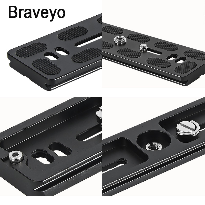 Dslr Camera Statief Lange Plaat Quick Release Plate100 120 150 200 300Mm Camera Mount Plaat Voor Dslr Camera Arca zwitserse Bal Hoofd