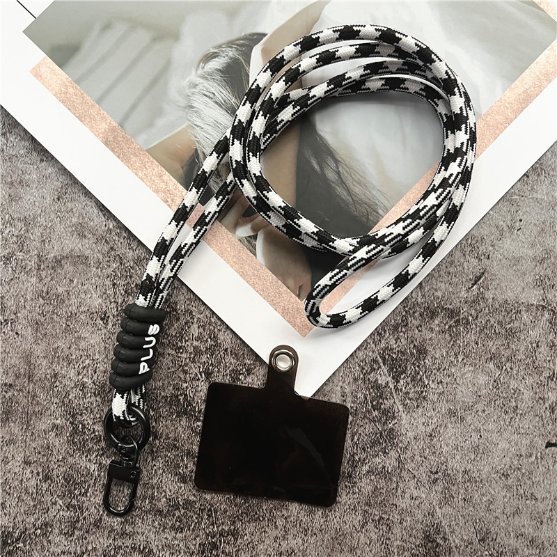 Cordón para teléfono, correa para el cuello, llavero, cordones de Color, soporte para tarjeta de identificación, llavero de Metal, llavero para llaves, actualización de accesorios móviles: Oro champán