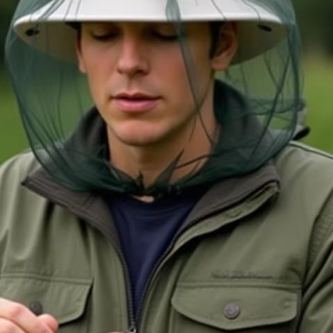 Pesca anti mosquito inseto chapéu de pesca chapéu bug malha cabeça net protetor facial acampamento pára-sol chapéus viagem ao ar livre acampamento