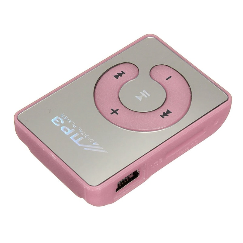 IG- Mini Music MP3 Player with USB Cable with Headphones Red