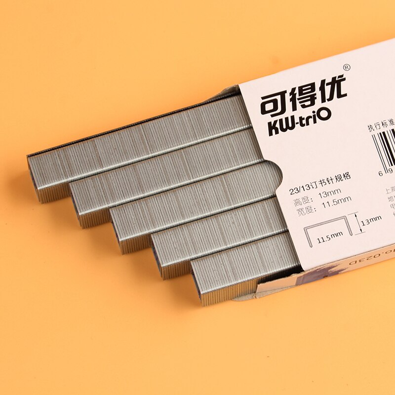 Heavy Duty Staples 23/13 1000pcs Metal Silver Staples Book Binding Stapler 100 Sheets Office Binder Supplies