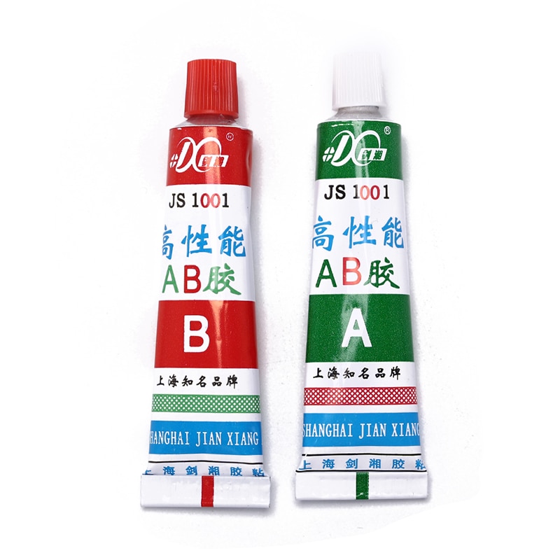2 stuks/set ultra sterke ab epoxylijm lijm spatel sterke keramische glasrubber lengte :7-8cm nuttig