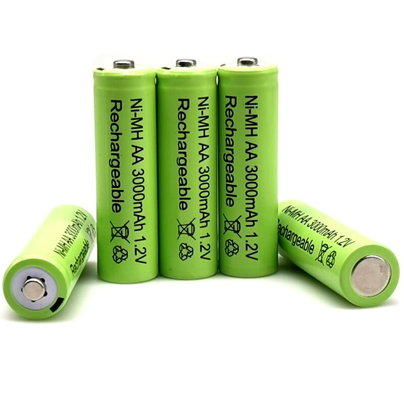 Lampe solaire LED avec piles rechargeables, 1.2V, AA, 3000mAh, NiMH, 1.2V