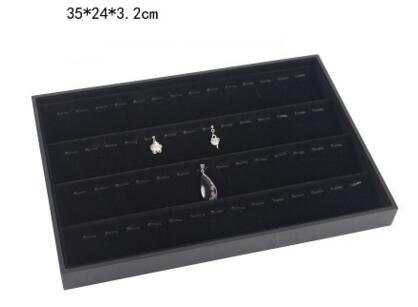 Jewelry Box Plate Jewelry Display Earring Holder Ring Watch Necklace Display Tray Stand Organizer Box Case Display Storage: 16