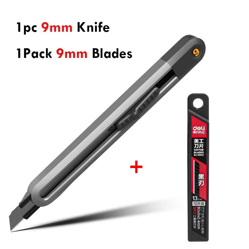 Delikatessen 3-teiliges einstellen Allzweckmesser Kunstschnitzmesser Cutter Schulbedarf Schnittwerkzeuge Tapete Briefpapier Expressversand Sicheres Messer