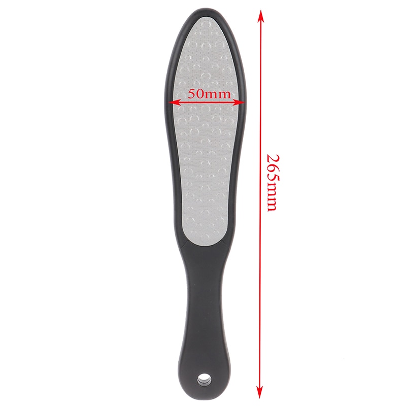 1 pz Nero file di Piede Tacco Grattugia per I Piedi Pedicure Raspa dispositivo di rimozione di Lusso macchia in Acciaio Inox manicure Unghie, Prodotti E Attrezzi