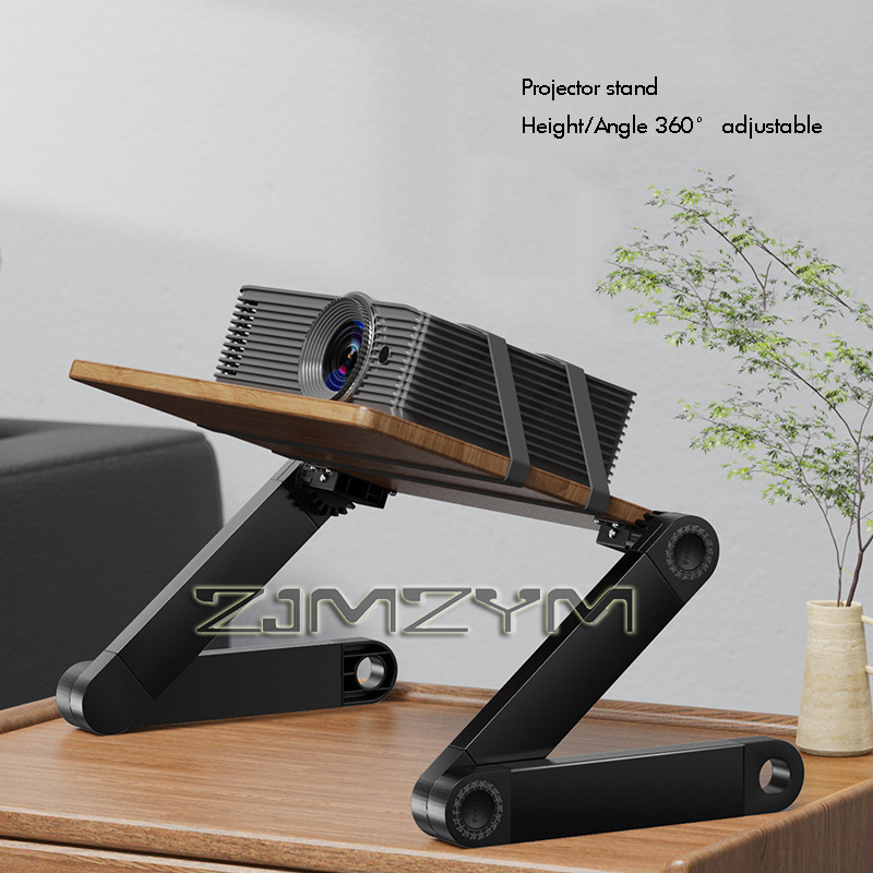 Solid Wood Computer Monitor Stand for Desk Organizers Height Adjustable Monitor Shelf Foldable Storage Stand for Computer Laptop