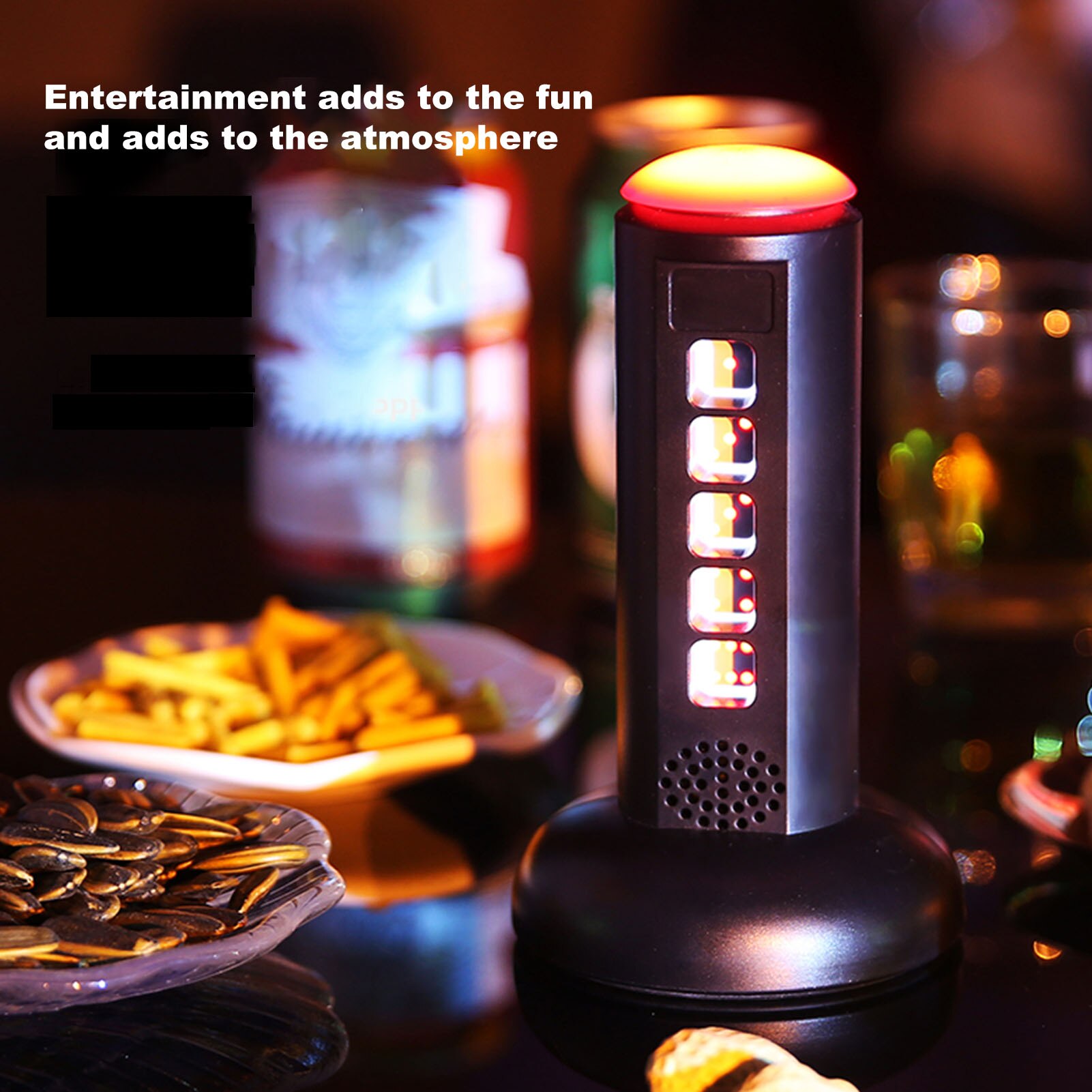Electronic Dice Cup Games With LED Display Pub Bar Family Party Entertainment Game Toys For Travel (without Battery)