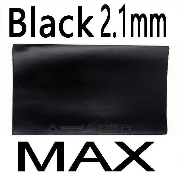 SANWEI A+ Table Tennis Rubber/ Ping Pong Rubber: Black 2.1mm MAX