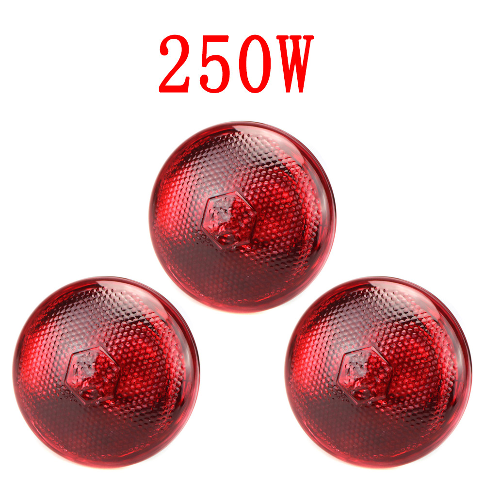 220V Heizung Glühbirne Geflügel Reptil Pflanze Amphibie 100/150/200/275W Heizung Lampe Haustier Vieh infrarot Isolierung Heizung: MULTI