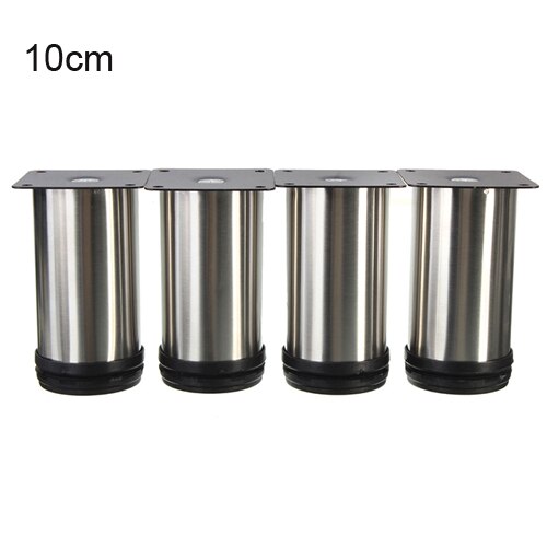 4Pcs Kabinet Benen Verstelbaar Meubels Voeten Ronde Standhouder 5 Cm/6 Cm/8 Cm/10 cm/12 Cm/15 Cm: 10cm