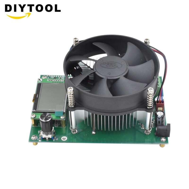 150W Constant Current Electronic Load 60V 10A 12V Battery Discharge Capacity Tester Electrical Instruments Ammeter Voltmeter