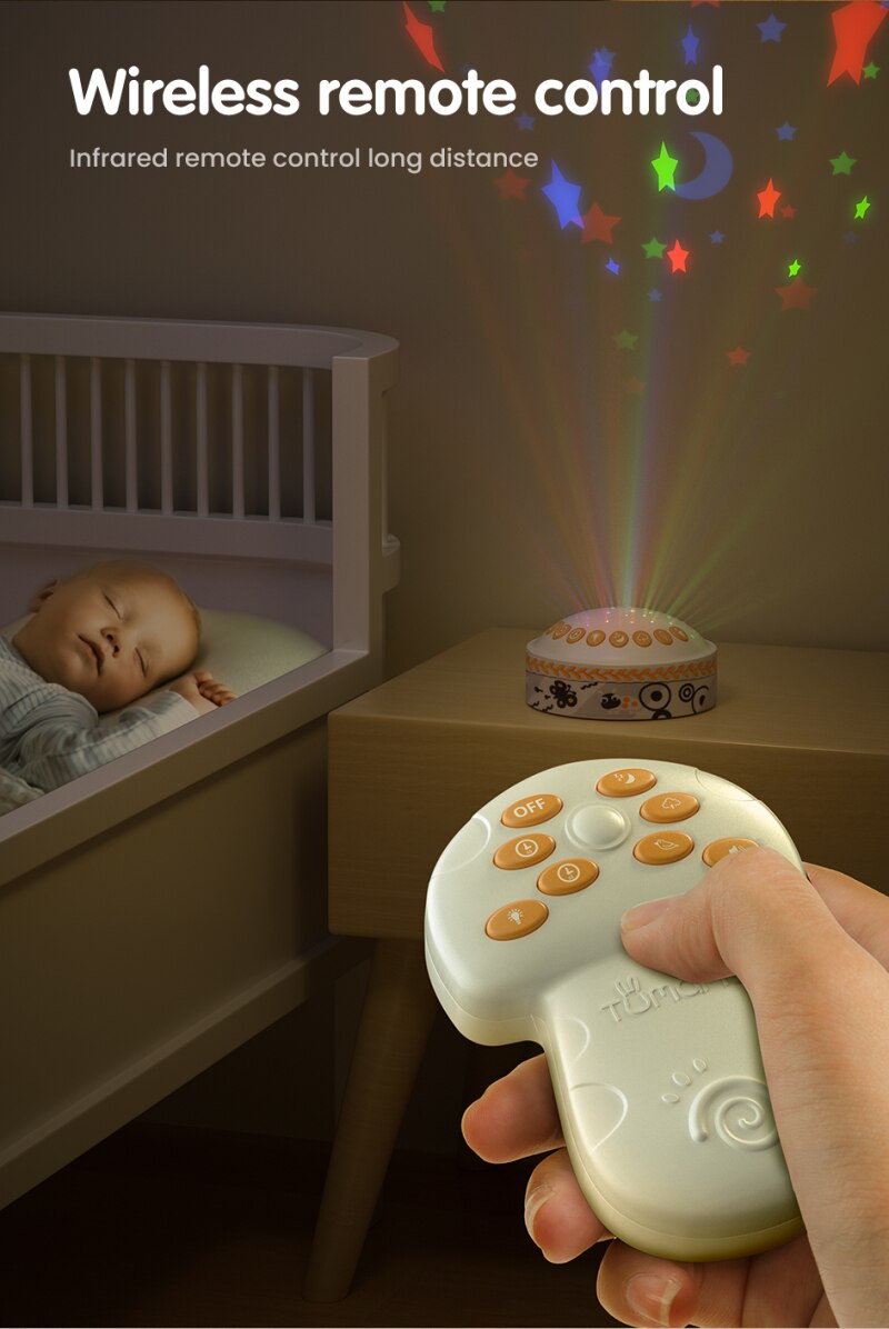 Baby Sleep Aid Licht Yurt Sterrenhemel Projector Baby Bijgestaan Slaap Instrument Projectie Nachtlampje Lichtgevende Speelgoed