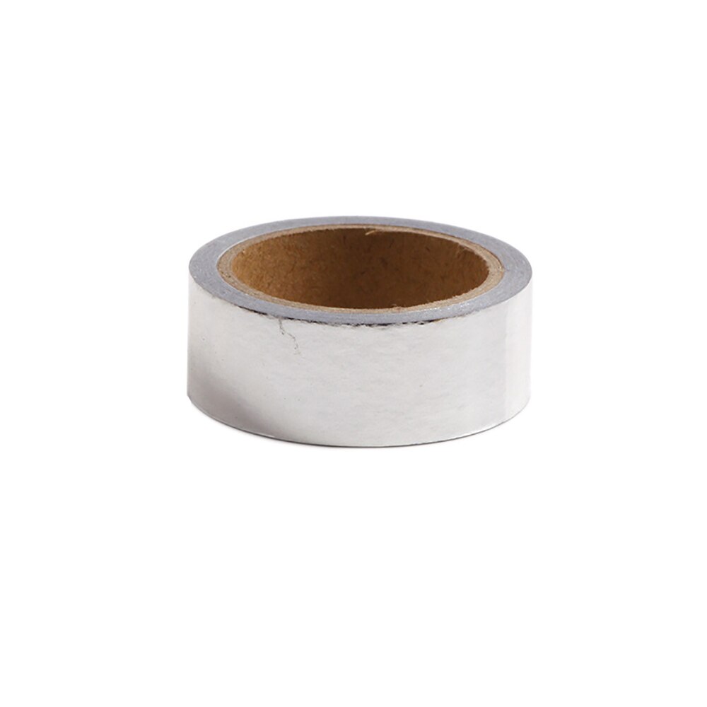 Metallisk washi tejp guld silver washi maskeringstejp samling gör-det-själv scrapbooking journalföring konst hantverk band: S