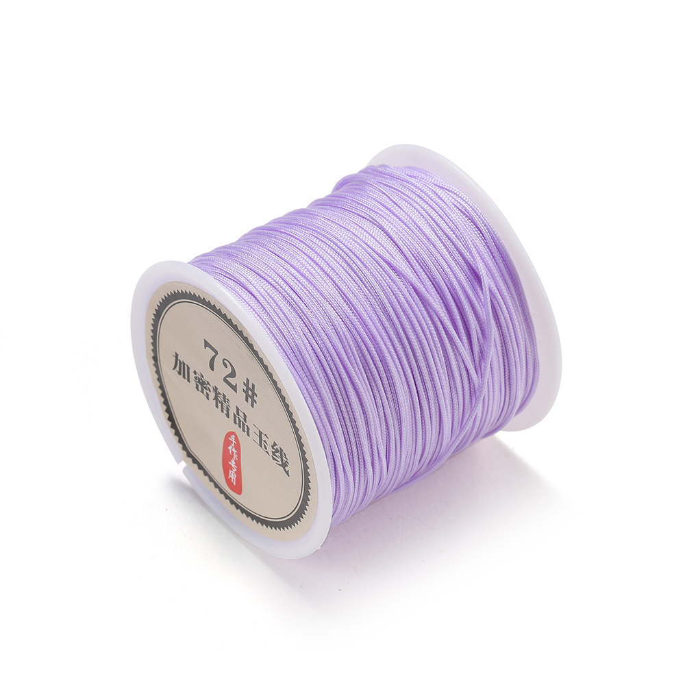 10/50M 0.8mm Nylon Draad Koord Chinese Knoop Armband Gevlochten String voor DIY Kwastje Kralen Shamballa String sieraden Maken: S / Clear