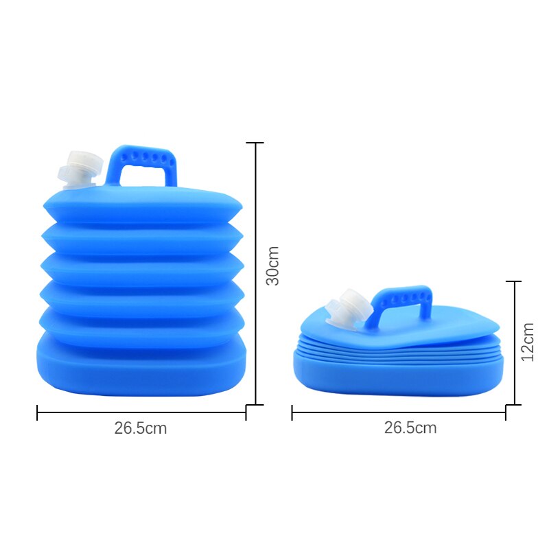 Folding Silicone Water Bucket Car Portable Water Tank Large Capacity Folding Water Storage Bucket Outdoor Water Container
