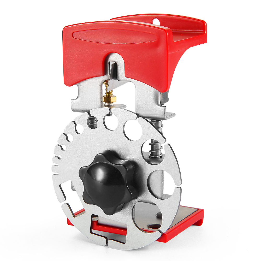 Bärbar avskalare trådkabelskärare demoleringsmaskin multifunktionell krympning elektriker avskalare avskorpa tång handverktyg: Grå