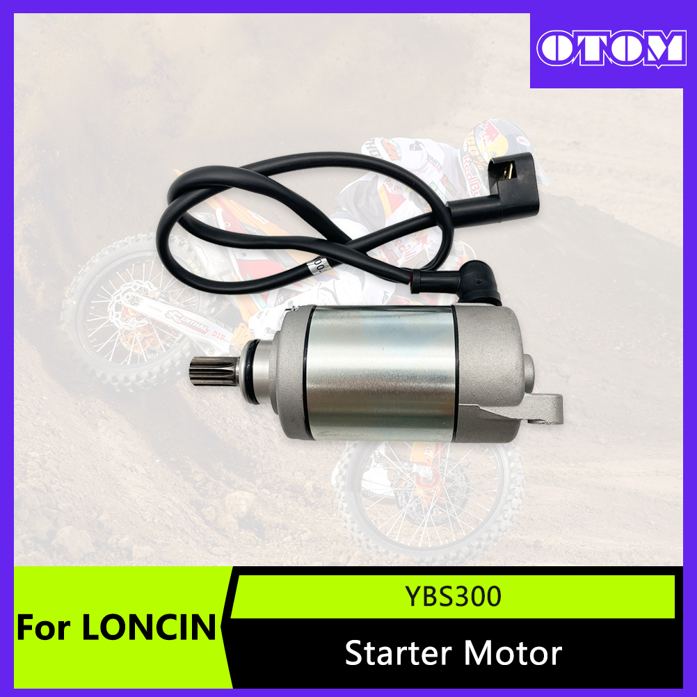 OTOM Motorcycle Starter Motor Electric Starter Motor Moric For LONCIN YBS300 YB300H Engine Starter Motor Dirt Bike Accessories