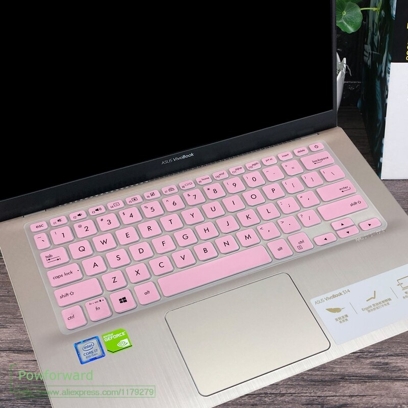 Pour ASUS VivoBook S14 14 pouces S430 S430U S430UN S430UF S430UA S430FN S430FA S4300F peau de Couverture De Clavier D'ordinateur Portable Protecteur: pink