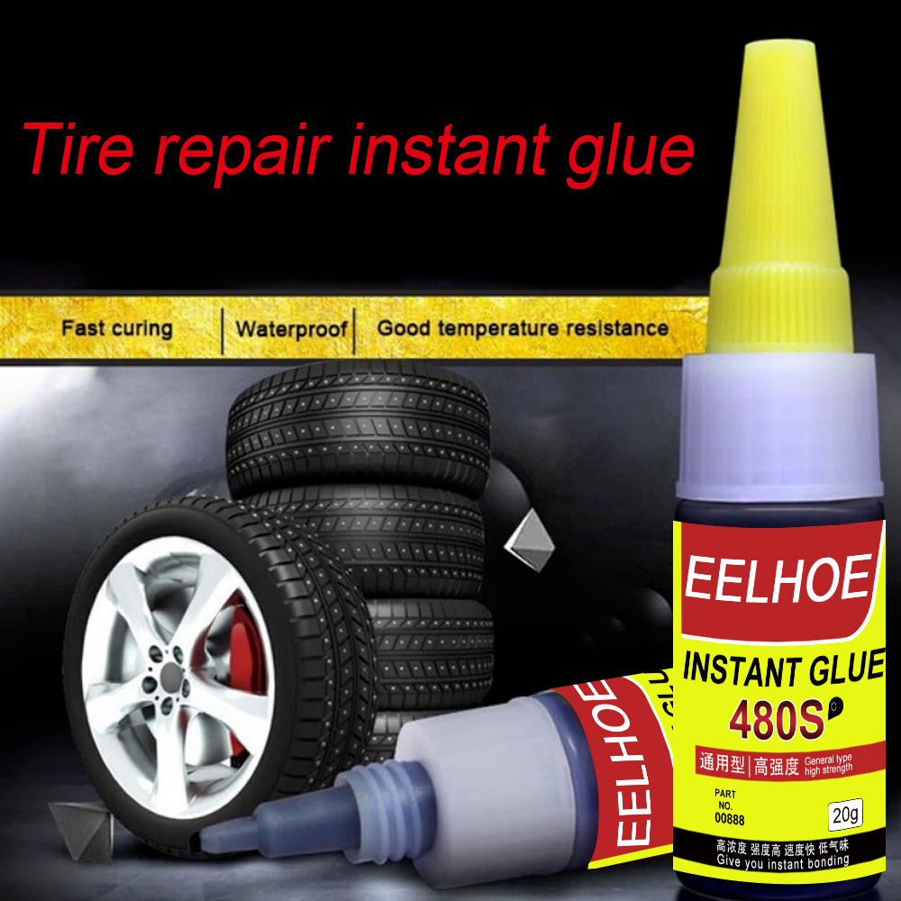 480S 20G Auto Lijmen Band Reparatie Zwarte Lijm Sealer Kalefateren Auto Rubber Reparatie Band Lijm Venster Speaker Seal band Reparatie Lijm
