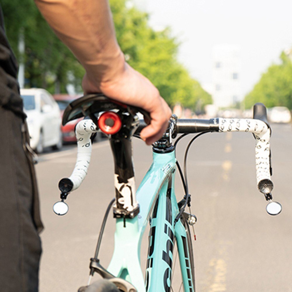 Specchietto retrovisore portatile nero per bici specchietto retrovisore regolabile