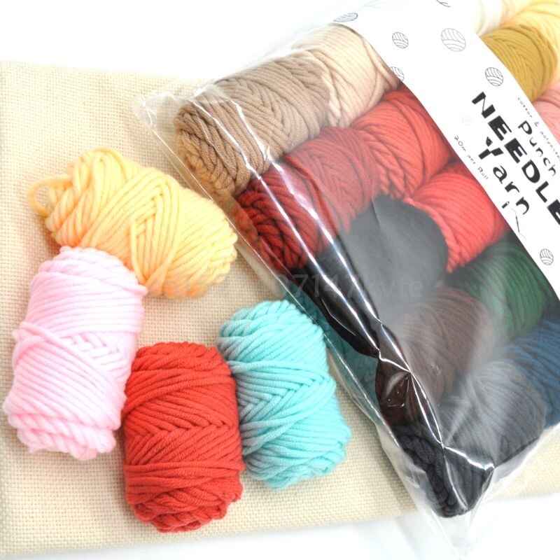 20 kleuren Borduren Kruissteek Punch Naaldvilten Draad Garen DIY Breien