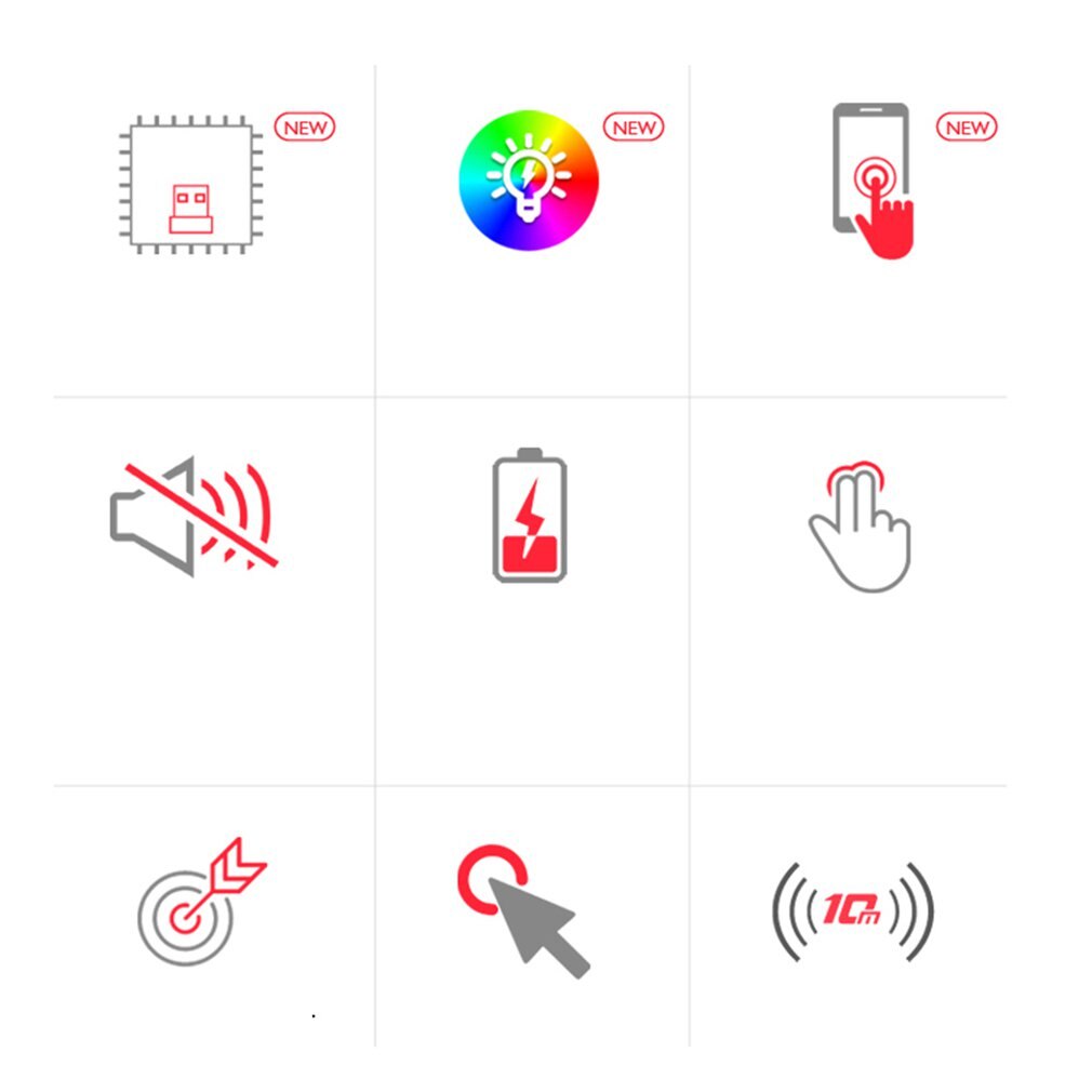 Wireless Mouse RGB Bluetooth-compatible Computer Mouse Silent Rechargeable Ergonomic Mause With LED Backlit USB Optical Mice