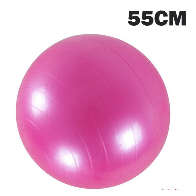 Yoga Palle E Sfere di Sport Bola Pilates Fitness Palestra Equilibrio Esercizio Pilates Allenamento Sfera di Massaggio Alleviare Il Dolore 45 centimetri 55 centimetri 65 centimetri 75 centimetri UNA Palla: 55cm pink