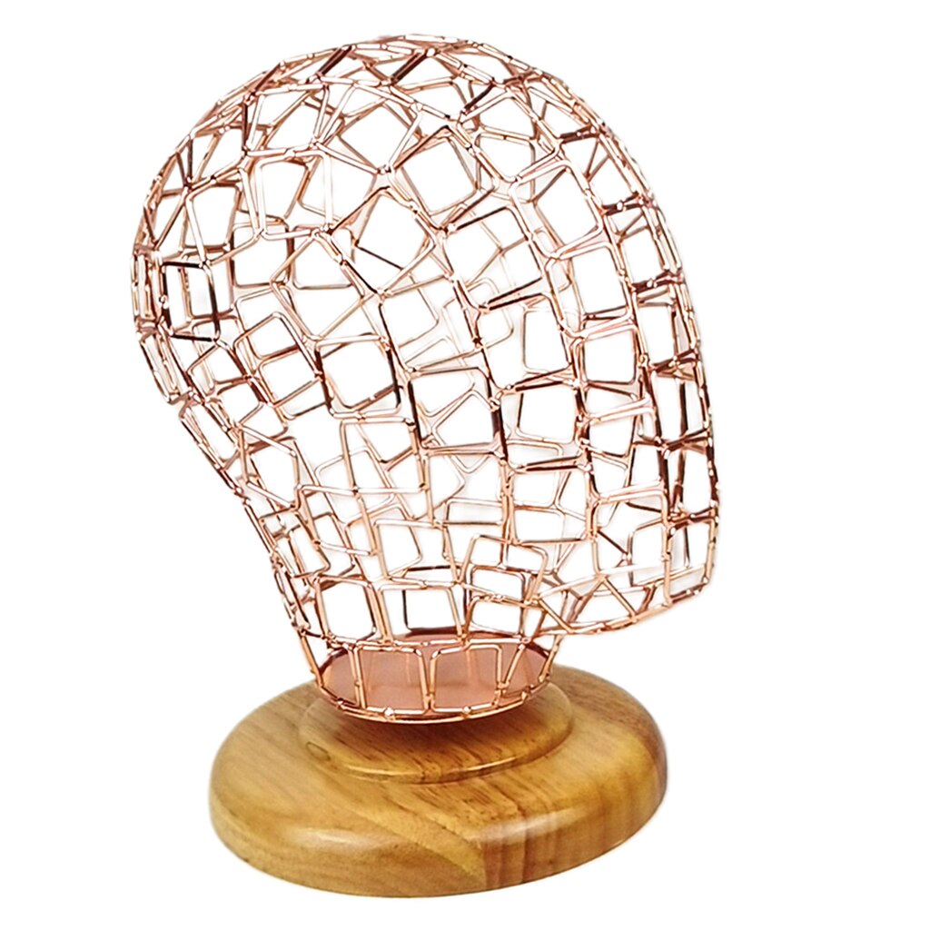 Perücke Steht Eisen Hütte Anzeige Perücke Kopf Halfter Kunst Einkaufen Anzeige Mannequin Kopf Hütte Schmuck Gläser Anzeige-ständer