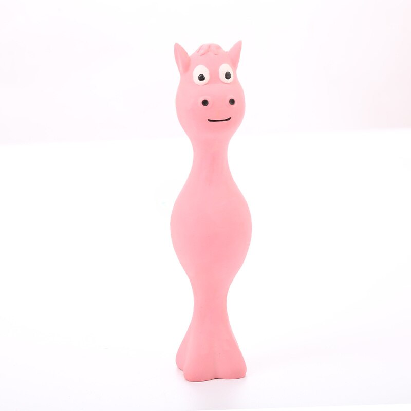Hundegummi legetøj naturligt blødt gummi seigt slidstærkt hunde latex legetøj med squeaker hundelegetøj til små hunde