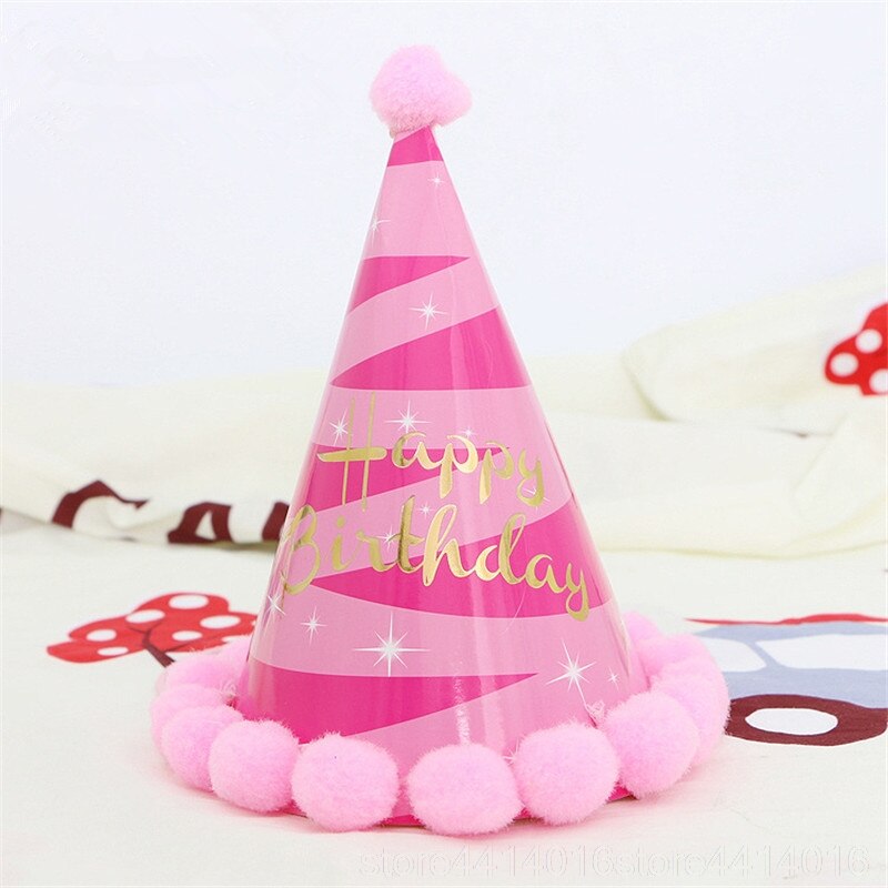 10pcs/set Birthday Festival Decorations Hat Paper Cap DIY Cone Hats Children Party Supplies Birthday Party Ornament 66: 14