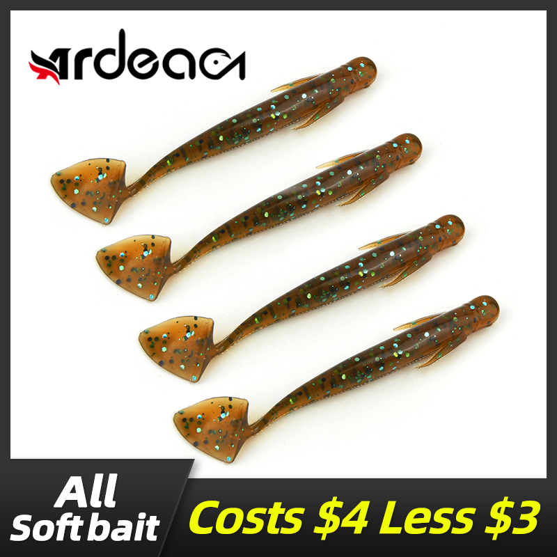 ARDEA 10 Uds cebo de gusano señuelo de Pesca de silicona suave señuelos de gusano aparejo suave carpas Pesca señuelo de trucha cebo de invierno