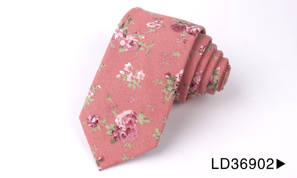 Katoen Dassen Casual Bloemen Stropdas Voor Bruiloft Pakken Skinny Tie Voor Mannen Vrouwen Slanke Mannen Stropdas Gravatas Ties: LD36902