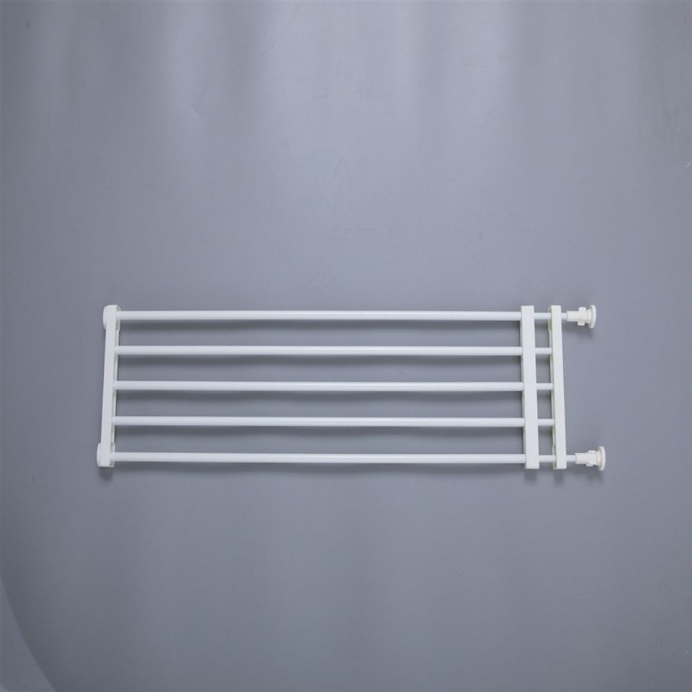 Infällbar lekhage för husdjur, universell inomhusgrind för husdjur, svart/vit, ingen borrning, husdjurssäkerhetshägn balkong