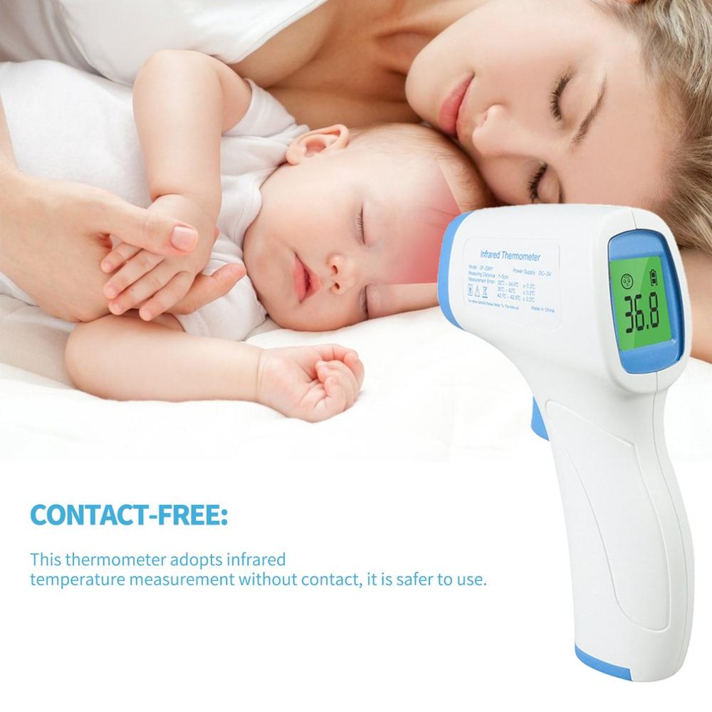 Lcd Display Forehead Thermometer Infrared Digital Lcd Body Temperature Measurement Body Fever Ir For Family