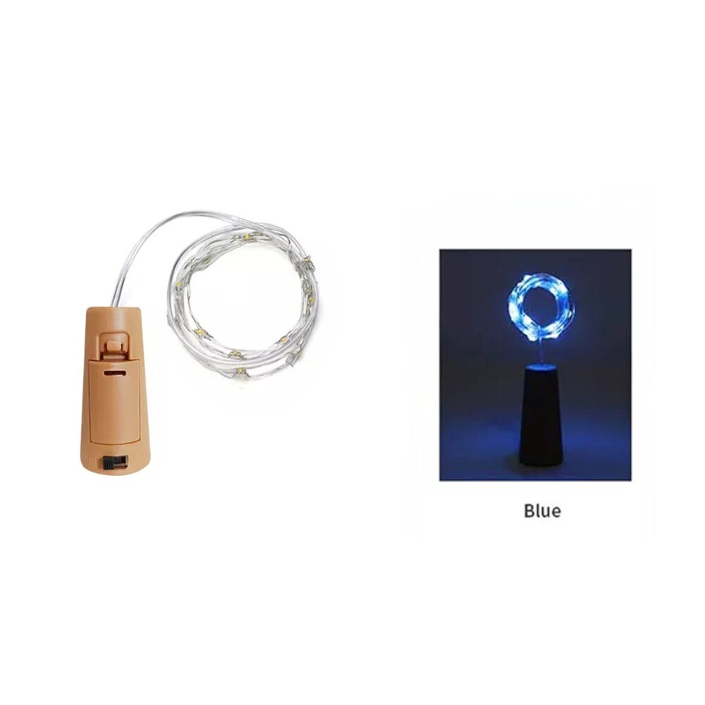 Bar LED wein flasche kork Schnur lichter dekoration girlande wein flasche Gebühr lichter Weihnachten kupfer draht Schnur lichter: Gelb / 300w