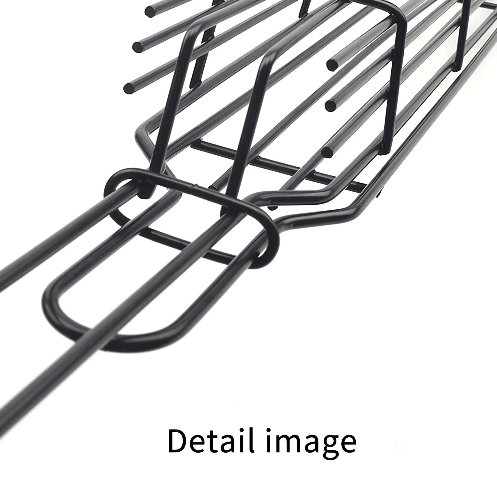 Grilling Basket Outdoor BBQ Rack Grill Mesh Long Handle Barbecue Basket Perfect For Grilling Vegetables Potatoes Chops Kabob