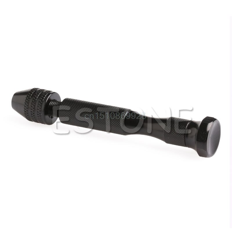 Hand Drill Jewelry Craft Hand Manual Drill Chuck Mini Hand 10PCS Twist Drill Bit