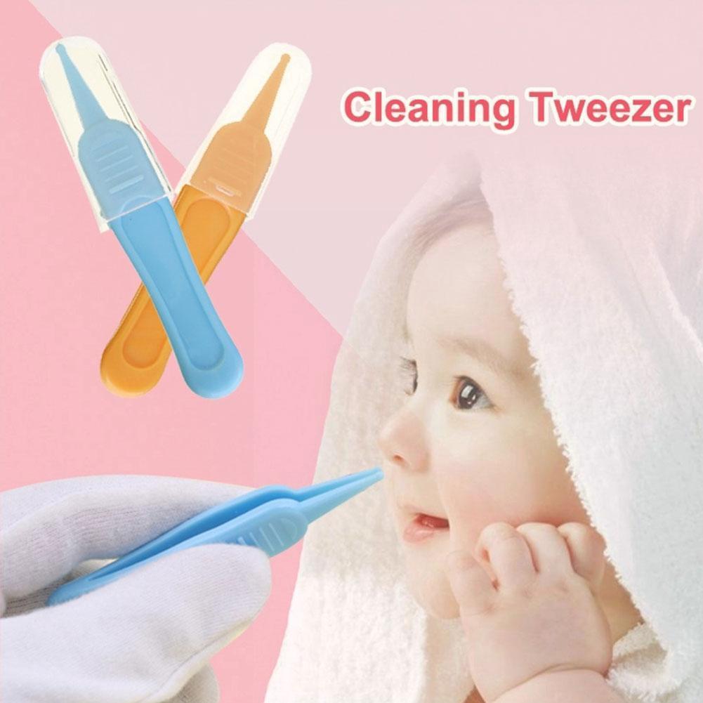 Baby Dig Booger Clip neonati pulito naso dell&#39;orecchio pinza di sicurezza dell&#39;ombelico forniture per la cura sicurezza bambino pulizia di plastica pinzette accesso C1h4