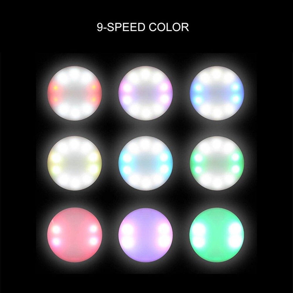 16 stücke LED Mini Flash Füllen Licht Für Handy Selfie Helligkeit Fotografie Lampe 3,5mm Helle LED Video Licht lampe