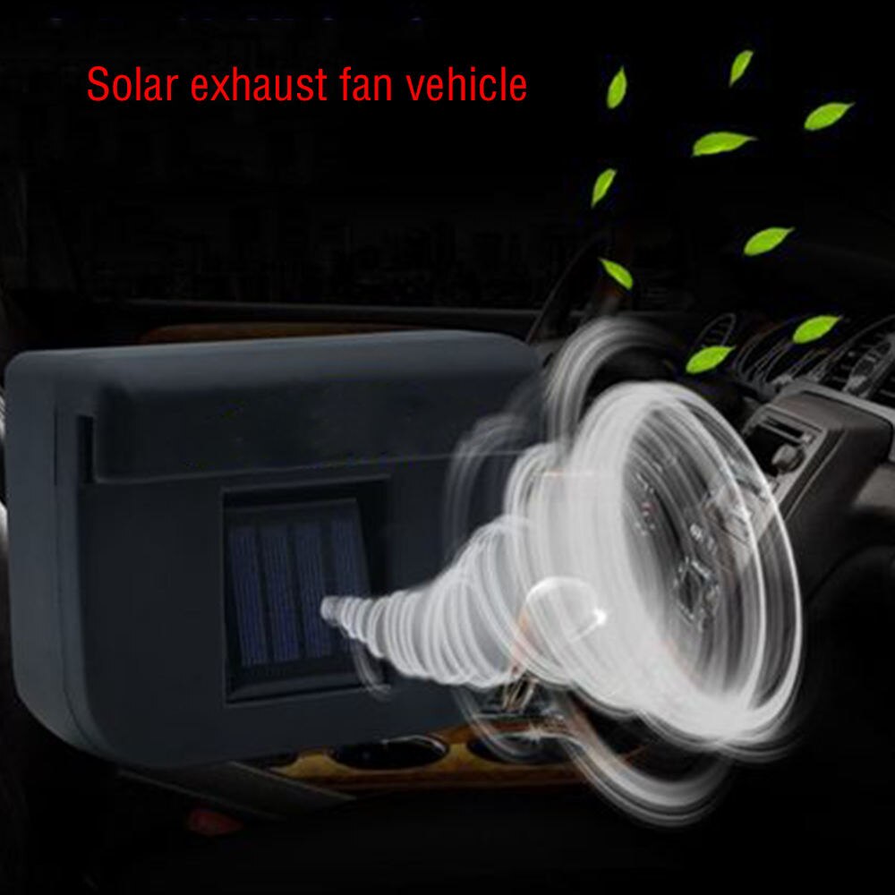 Ventilateur de refroidissement pour voiture, à énergie solaire, échappement