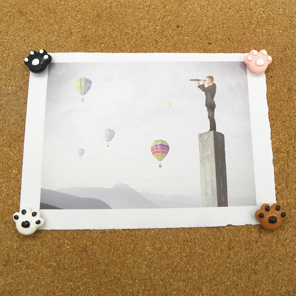 1 Box/25pcs Practical Thumbtack Small Drawing Pin Chic Bear Claw Pushpin