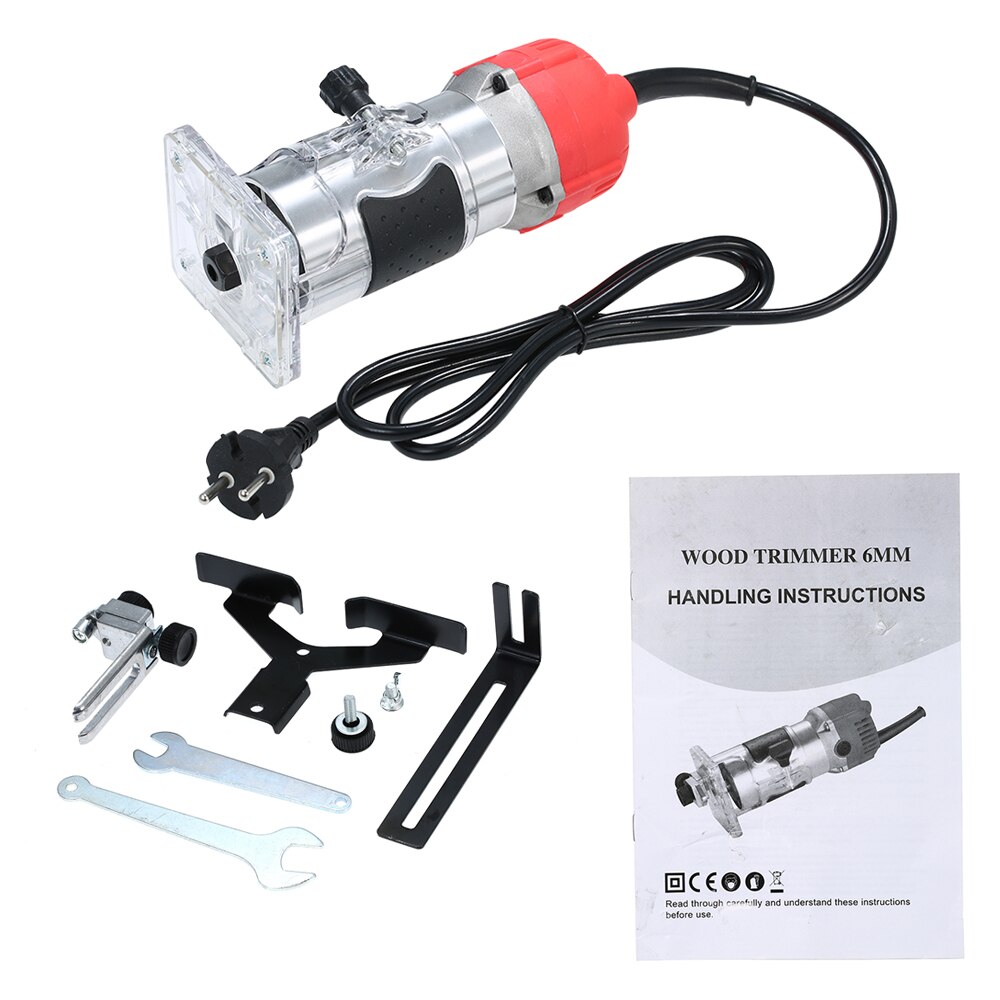220v 800w träfräs elektrisk trimmer 30000r/ min elverktyg elektrisk trimmer fräsmaskin träverktyg träbearbetning: 800w typ 2