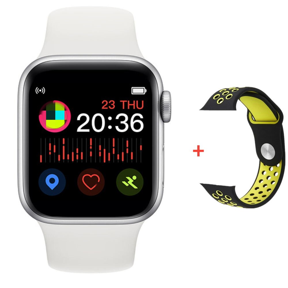 Smartwatch X6 - 1.54" Full Touch - Bluetooth Calls - Music Control - Health Tracker - For Android & iOS: Silver 1