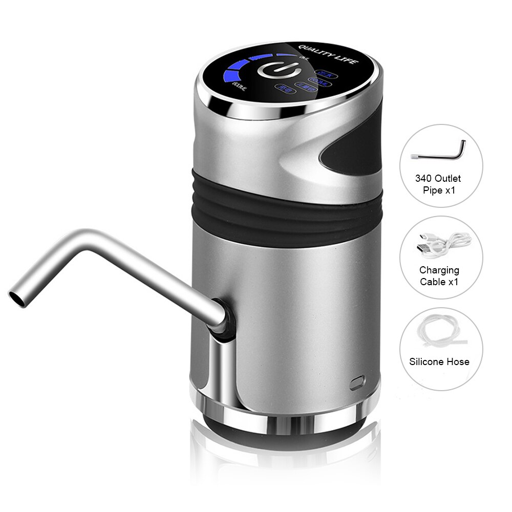 Automatic Electric Water Pump Button Dispenser Drinking Bottle Switch Smart For Home Office Water Pumping Device: G234890A